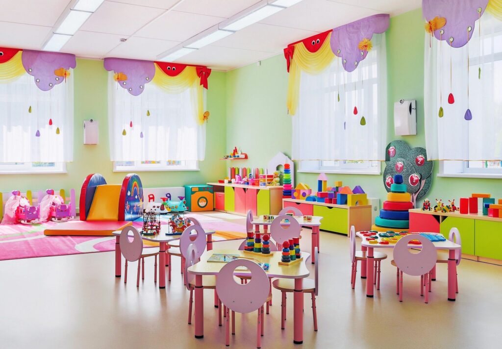 colorful classroom